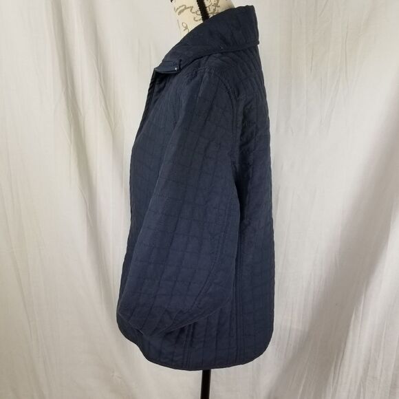 Jane Ashley Casual‎ Lifestyle Navy Quilted Jacket - Picture 7 of 10